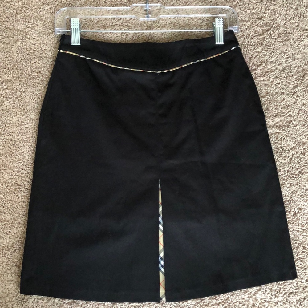 Burberry black skirt